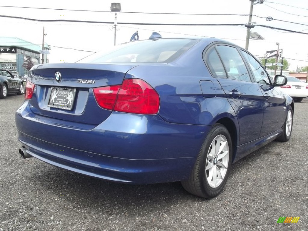 2010 3 Series 328i xDrive Sedan - Montego Blue Metallic / Saddle Brown Dakota Leather photo #3