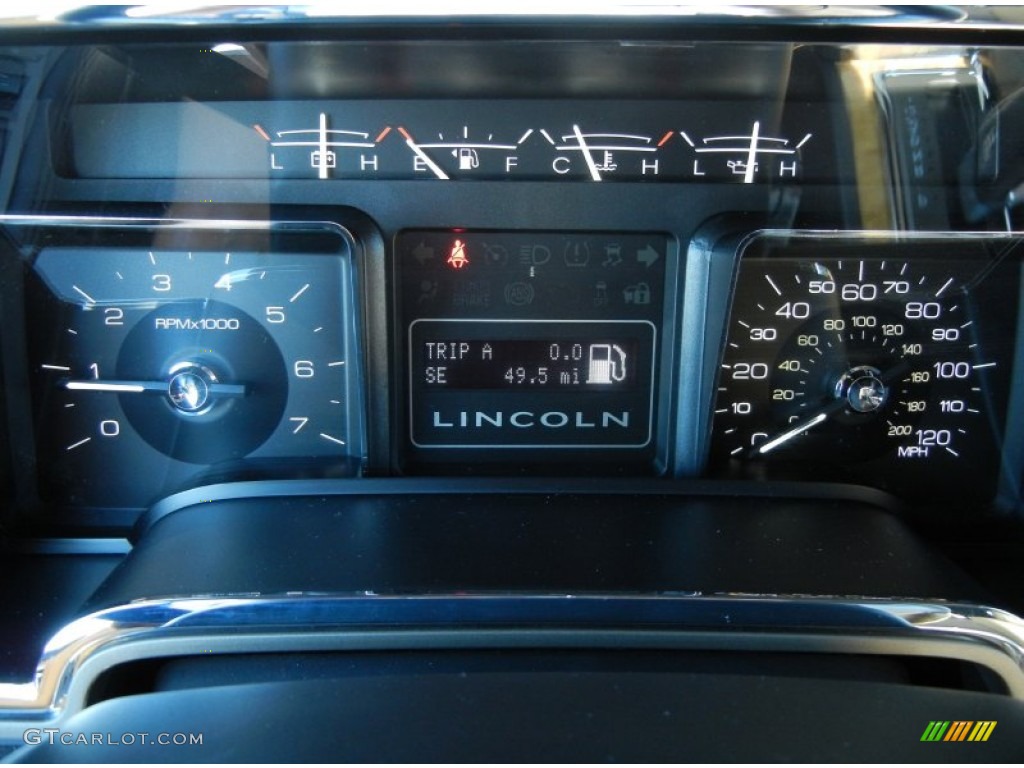 2013 Lincoln Navigator Monochrome Limited Edition 4x2 Gauges Photos