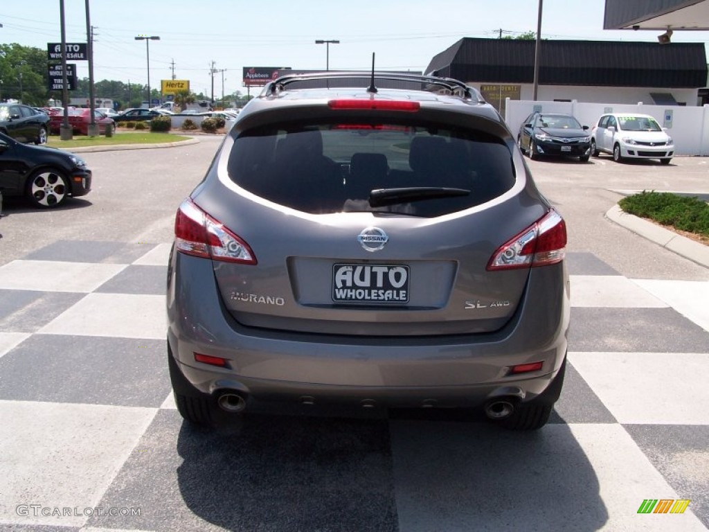 2012 Murano SL AWD - Platinum Graphite / Black photo #4