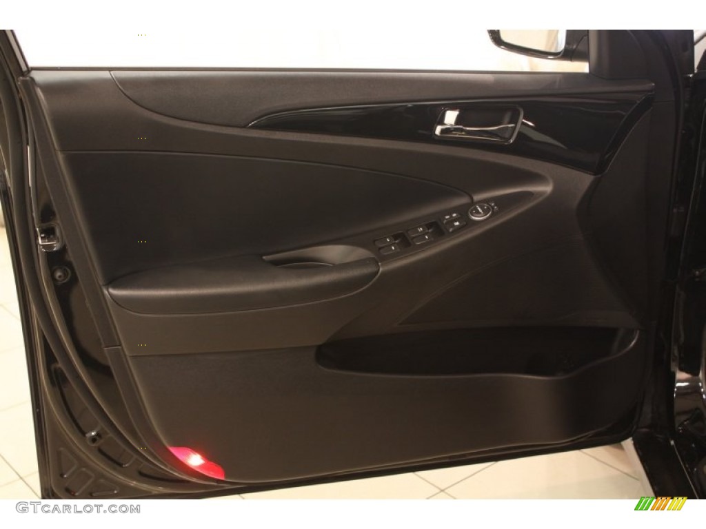 2011 Sonata Limited - Midnight Black / Black photo #4