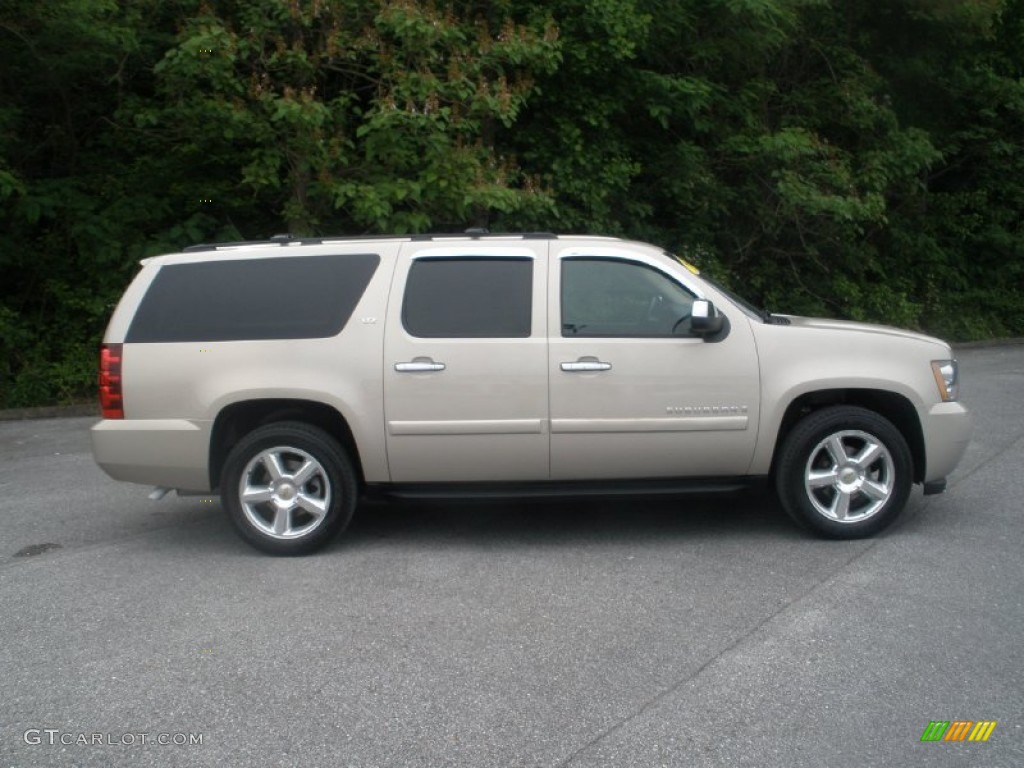 Gold Mist Metallic 2007 Chevrolet Suburban 1500 LTZ Exterior Photo #80909414