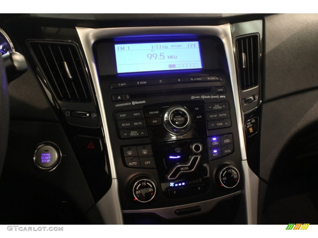 2011 Sonata Limited - Midnight Black / Black photo #9