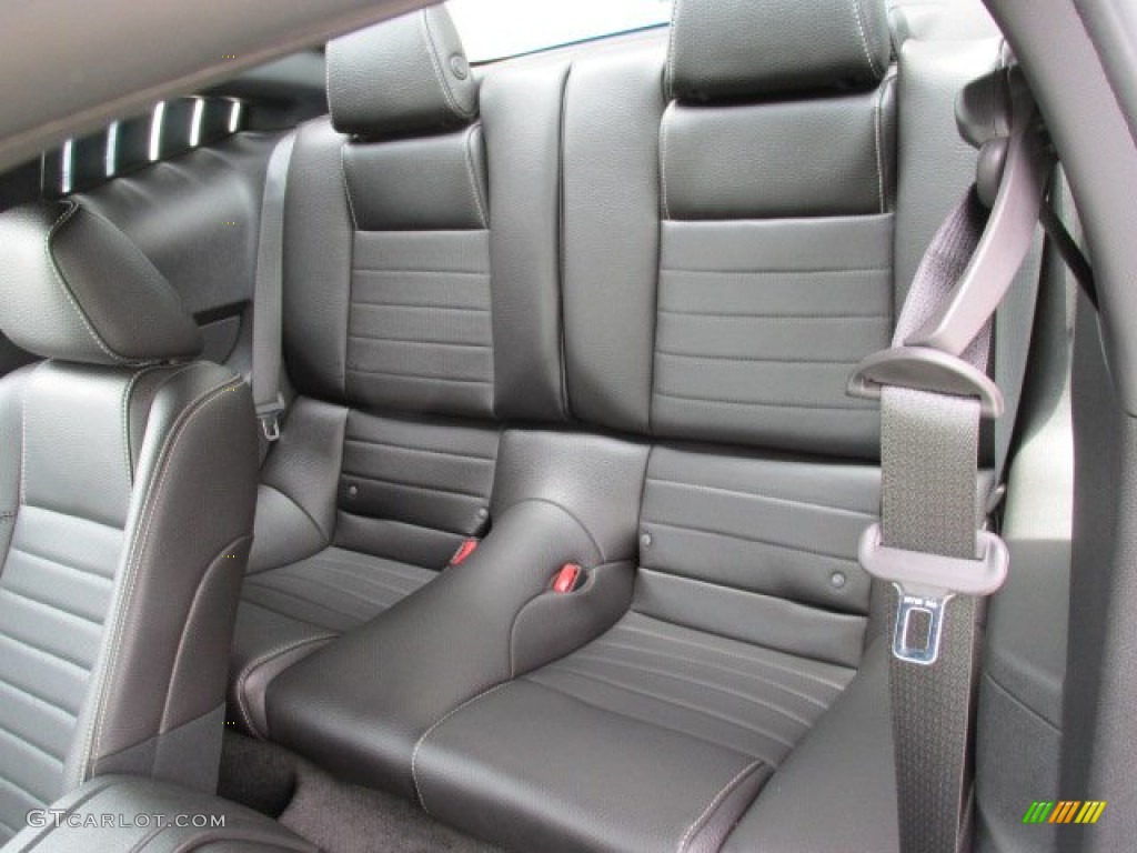 Charcoal Black Interior 2011 Ford Mustang V6 Premium Coupe Photo #80910408