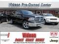 2010 Brilliant Black Crystal Pearl Dodge Ram 1500 Big Horn Quad Cab 4x4  photo #1