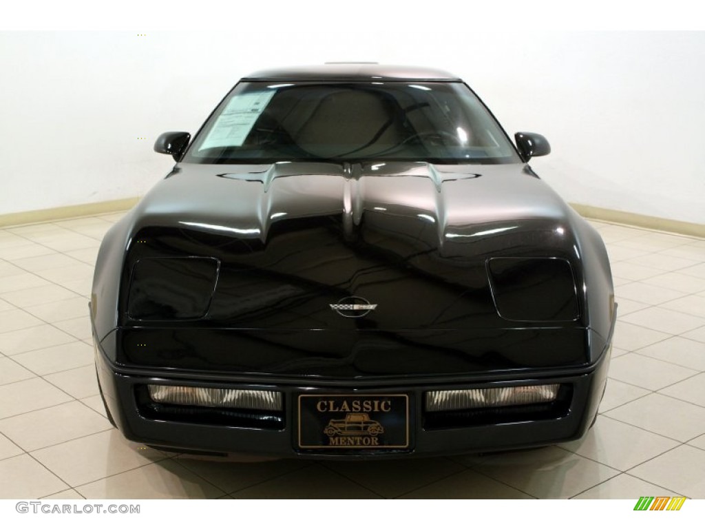1986 Corvette Coupe - Black / Saddle photo #3