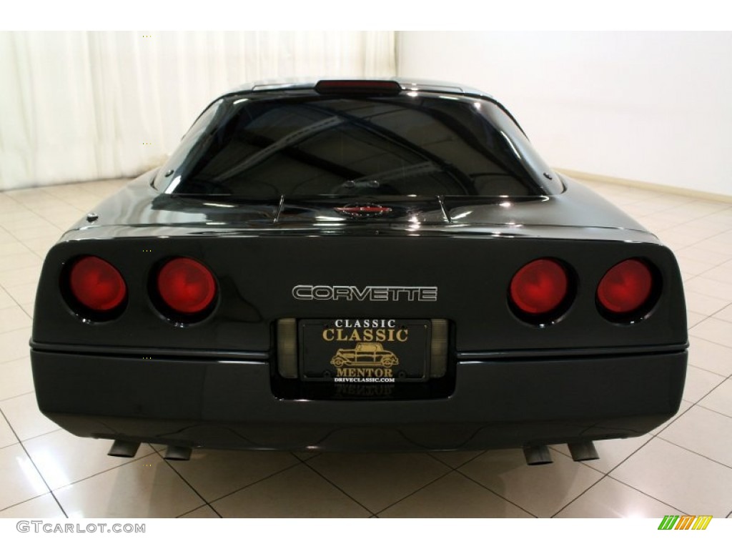 1986 Corvette Coupe - Black / Saddle photo #6