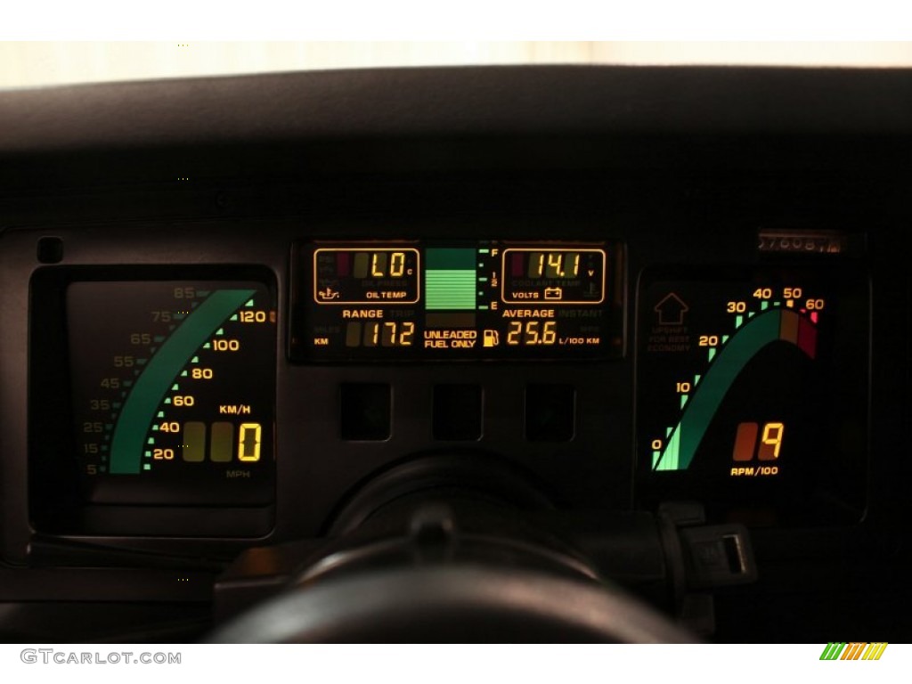 1986 Chevrolet Corvette Coupe Gauges Photos