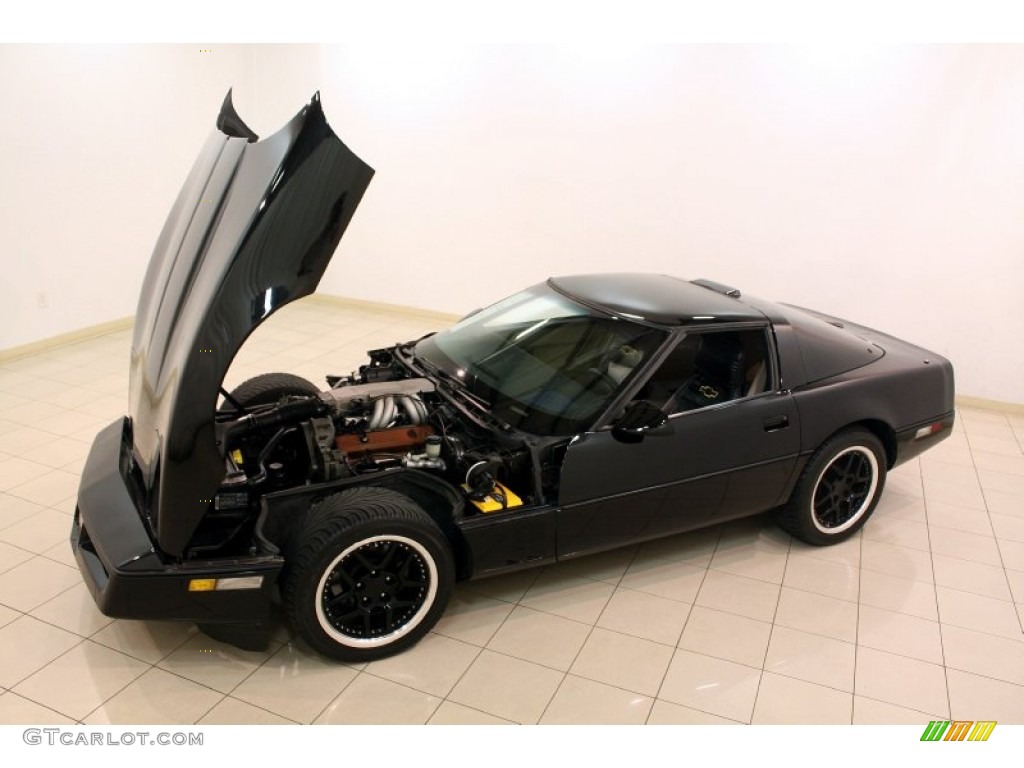 1986 Corvette Coupe - Black / Saddle photo #21