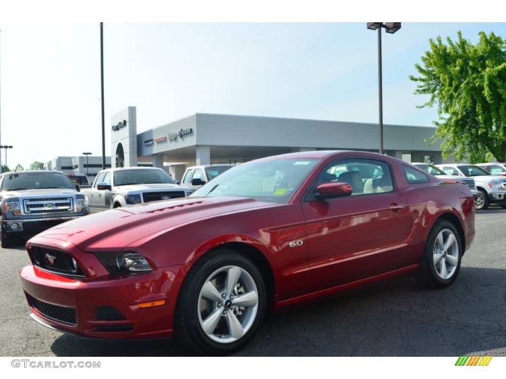 2014 Ruby Red Ford Mustang Gt Premium Coupe 80895074 Photo 6