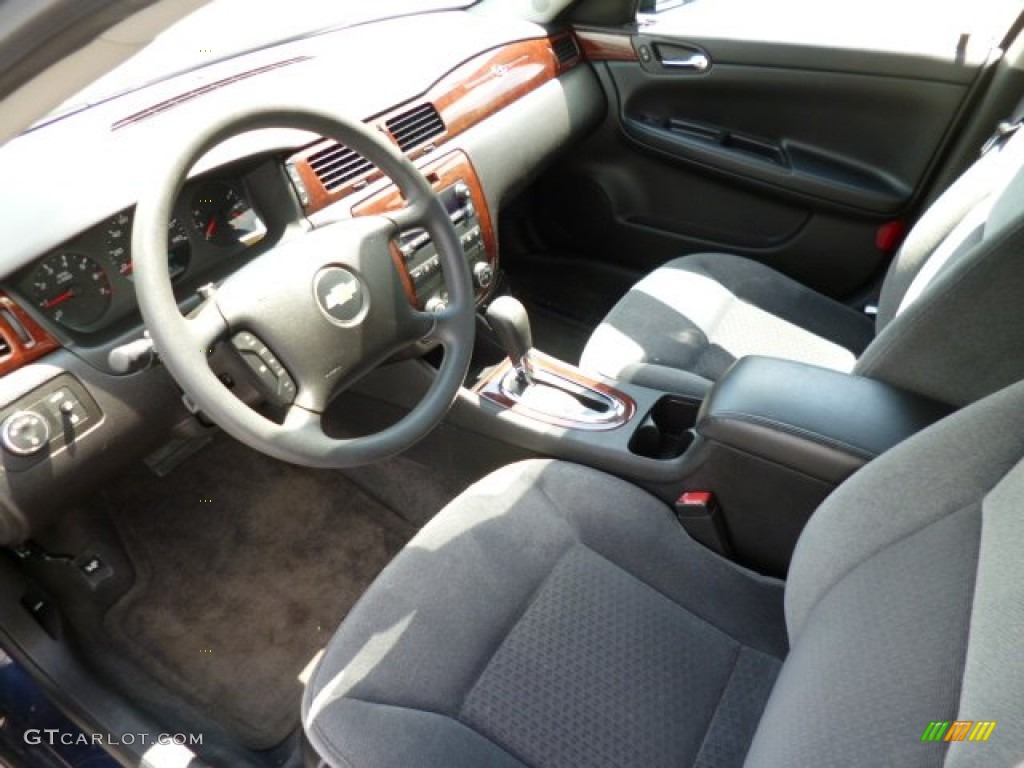 Ebony Black Interior 2008 Chevrolet Impala LS Photo #80915529