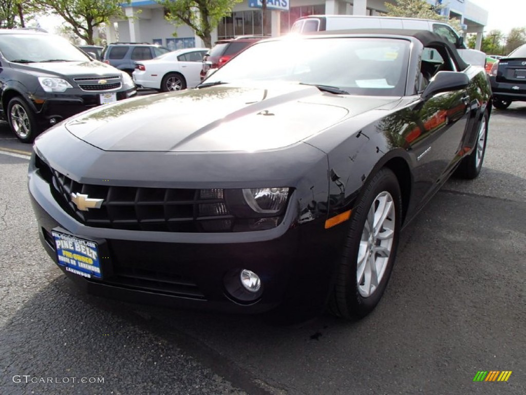 2013 Camaro LT Convertible - Black / Black photo #1