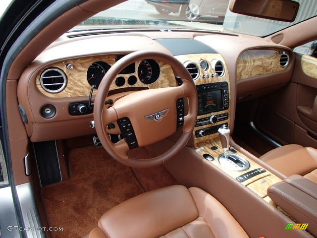 Saddle Interior 2008 Bentley Continental Flying Spur 4-Seat Photo #80916113