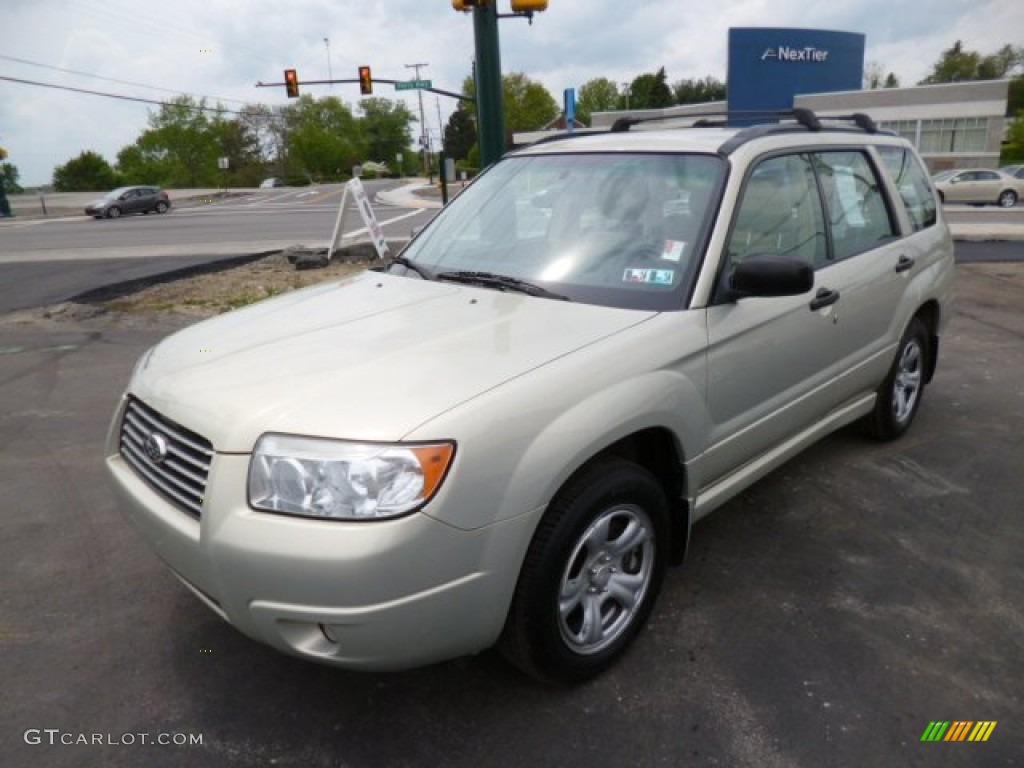 Champagne Gold Opal 2007 Subaru Forester 2.5 X Exterior Photo #80916135