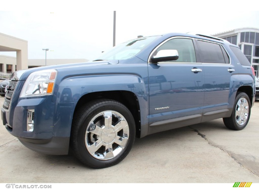 Steel Blue Metallic 2011 GMC Terrain SLT Exterior Photo #80916225