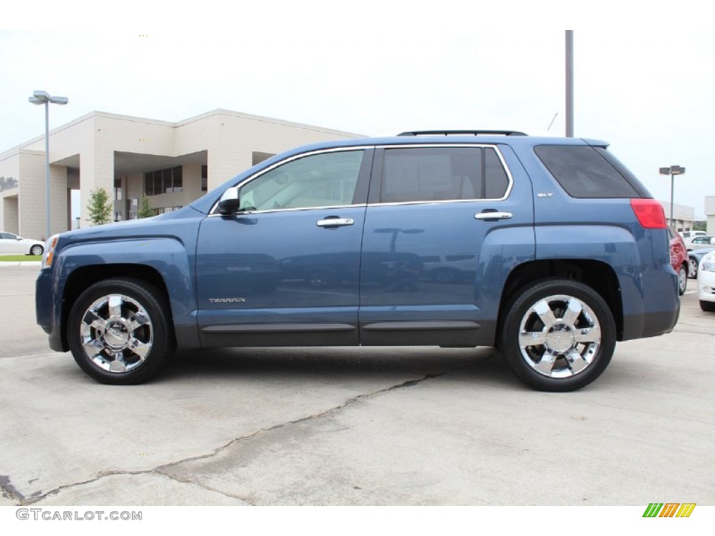 Steel Blue Metallic 2011 GMC Terrain SLT Exterior Photo #80916300