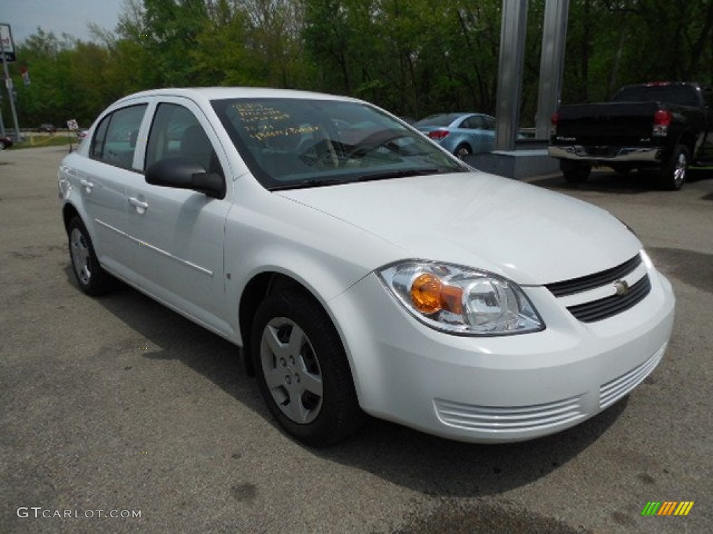 Summit White 2007 Chevrolet Cobalt LS Sedan Exterior Photo #80916533