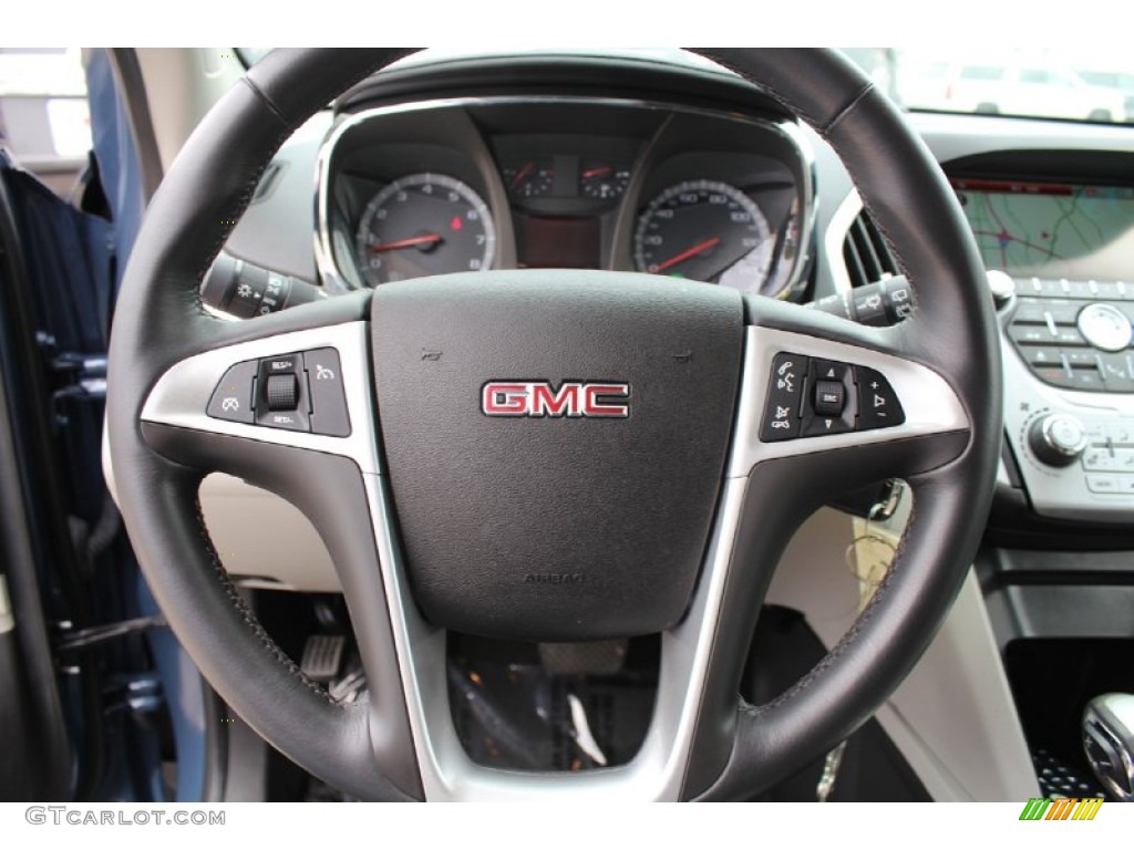 2011 GMC Terrain SLT Light Titanium Steering Wheel Photo #80916547