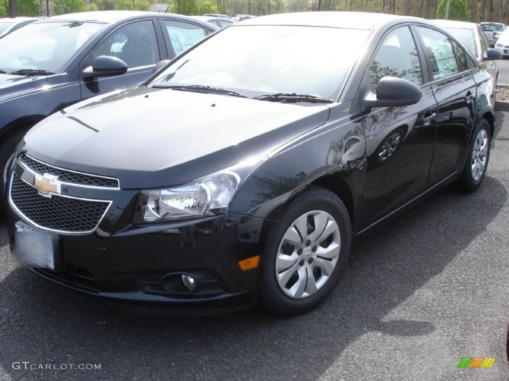 2013 Cruze LS - Black Granite Metallic / Jet Black/Medium Titanium photo #1