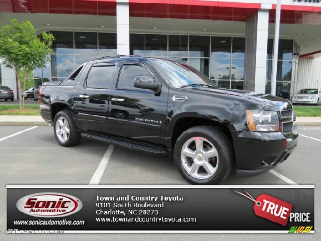 2007 Avalanche LTZ - Black / Dark Titanium/Light Titanium photo #1