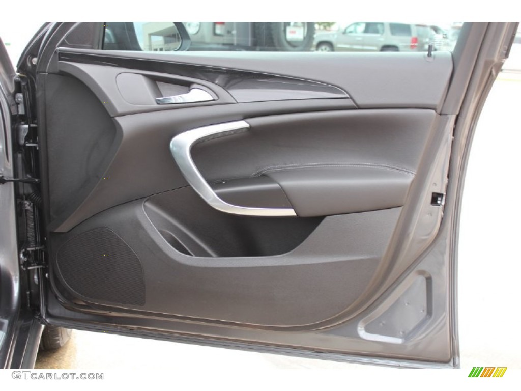 2011 Buick Regal CXL Ebony Door Panel Photo #80917533