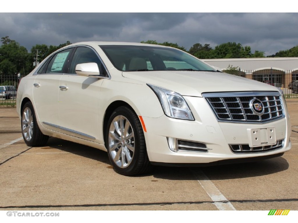 White Diamond Tricoat 2013 Cadillac XTS Premium FWD Exterior Photo #80917983