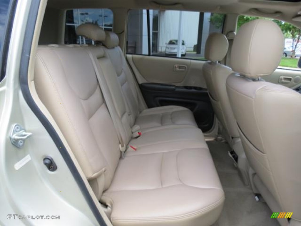 2003 Toyota Highlander I4 Rear Seat Photo #80918517