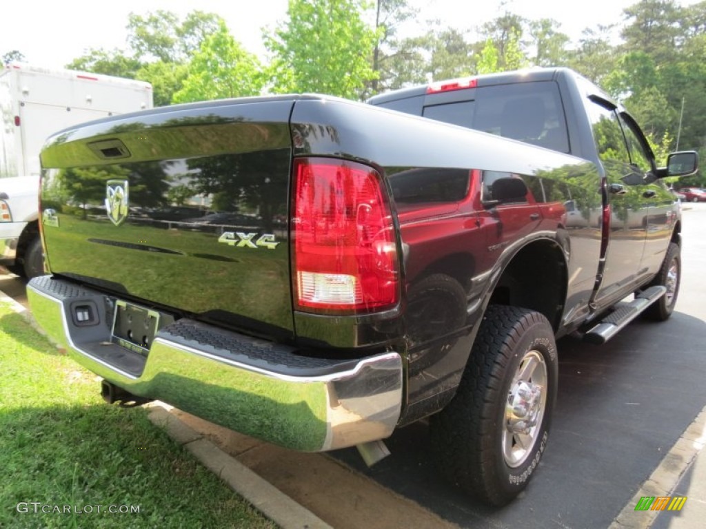 2011 Ram 2500 HD Big Horn Crew Cab 4x4 - Brilliant Black Crystal Pearl / Dark Slate/Medium Graystone photo #3