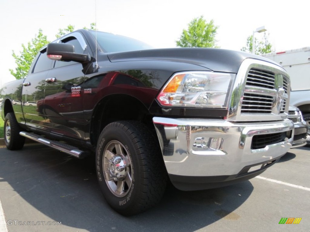 2011 Ram 2500 HD Big Horn Crew Cab 4x4 - Brilliant Black Crystal Pearl / Dark Slate/Medium Graystone photo #4