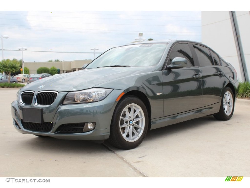 2010 3 Series 328i Sedan - Tasman Green Metallic / Oyster/Black Dakota Leather photo #2