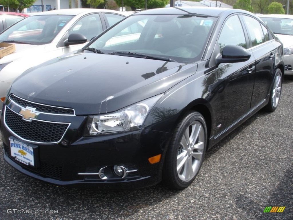 2013 Cruze LTZ/RS - Black Granite Metallic / Jet Black photo #1