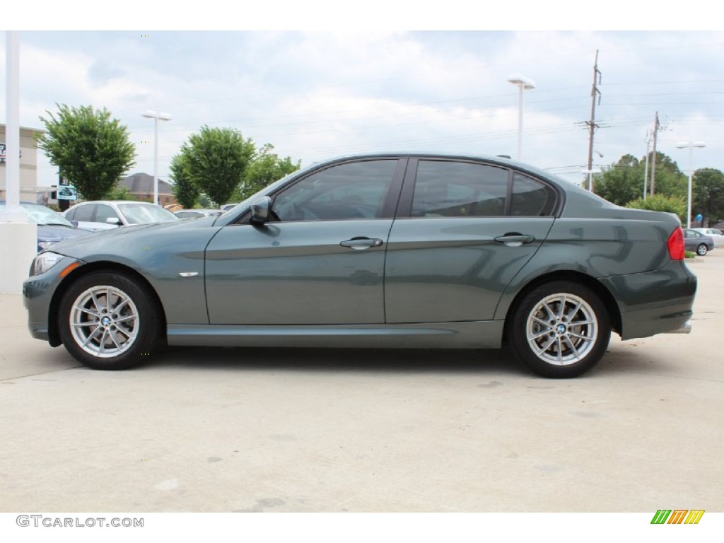 2010 3 Series 328i Sedan - Tasman Green Metallic / Oyster/Black Dakota Leather photo #5