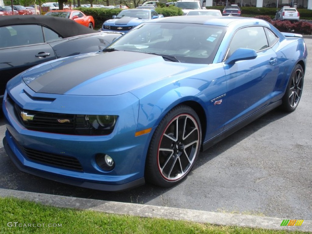 Kinetic Blue Metallic 2013 Chevrolet Camaro SS Hot Wheels Special Edition Coupe Exterior Photo #80919215