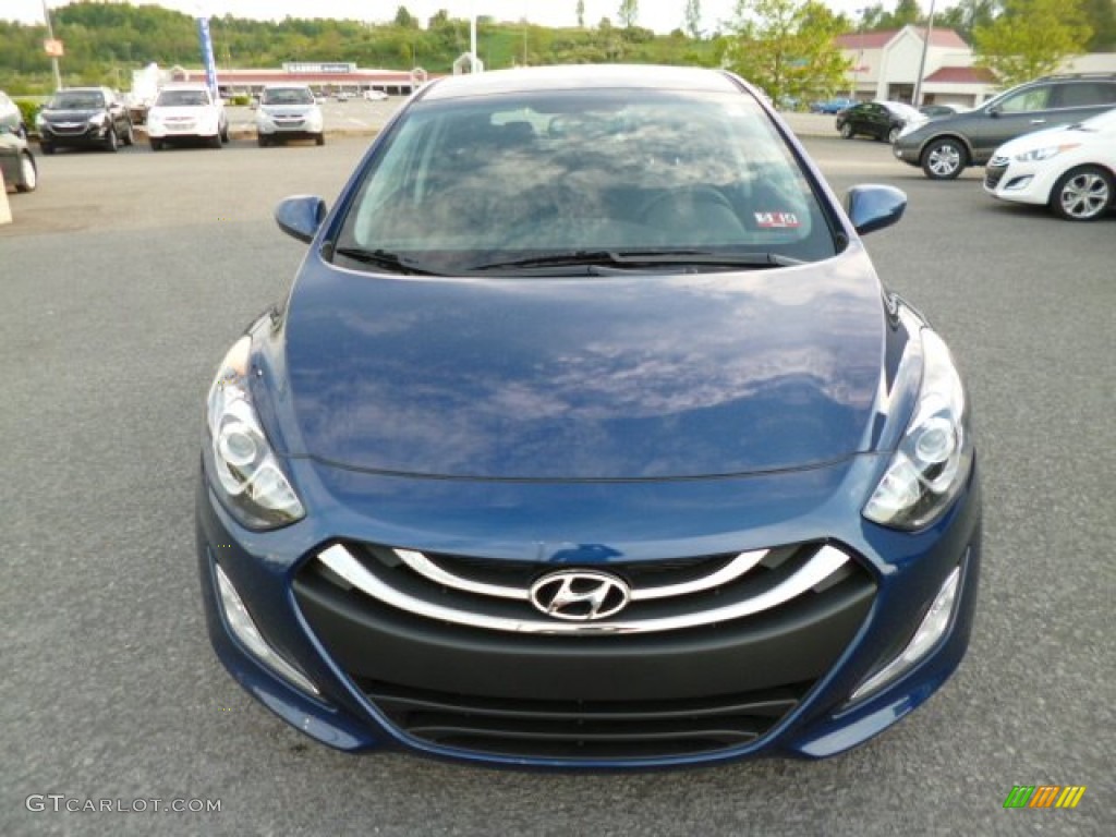 2013 Elantra GT - Atlantic Blue / Black photo #2