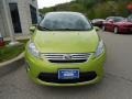 2012 Lime Squeeze Metallic Ford Fiesta SEL Sedan  photo #6