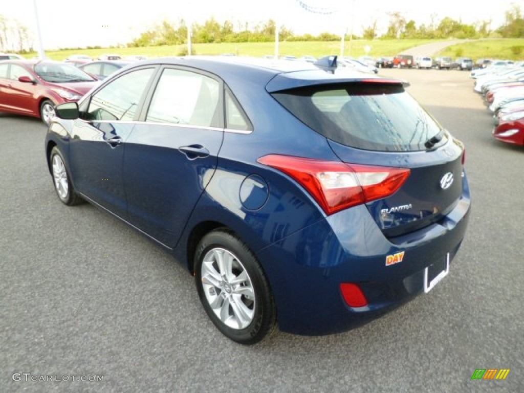 2013 Elantra GT - Atlantic Blue / Black photo #5