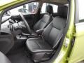 2012 Lime Squeeze Metallic Ford Fiesta SEL Sedan  photo #9