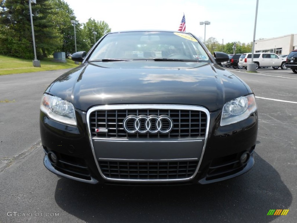 Brilliant Black 2008 Audi A4 2.0T quattro Sedan Exterior Photo #80919480