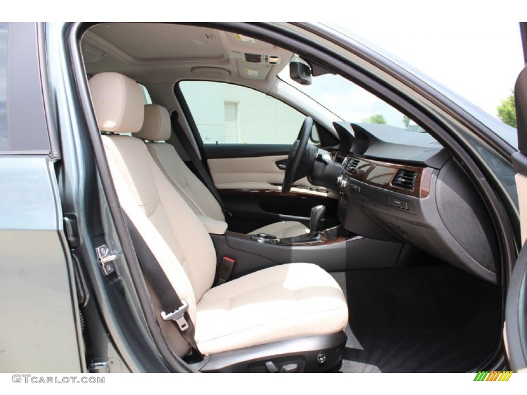 2010 3 Series 328i Sedan - Tasman Green Metallic / Oyster/Black Dakota Leather photo #17