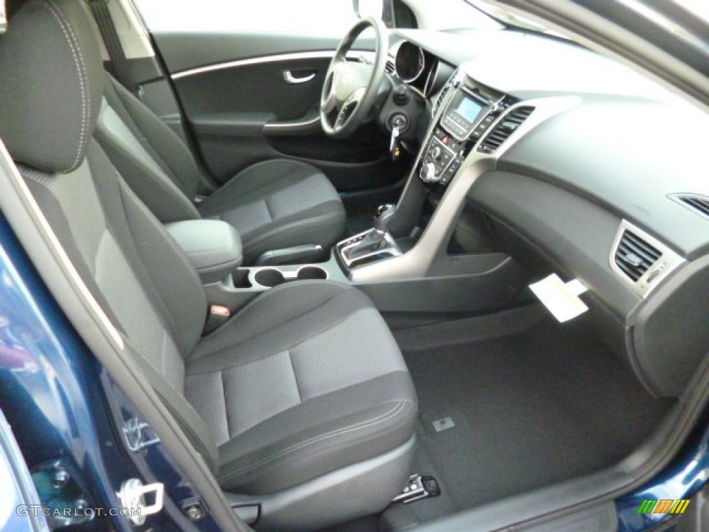 2013 Elantra GT - Atlantic Blue / Black photo #10