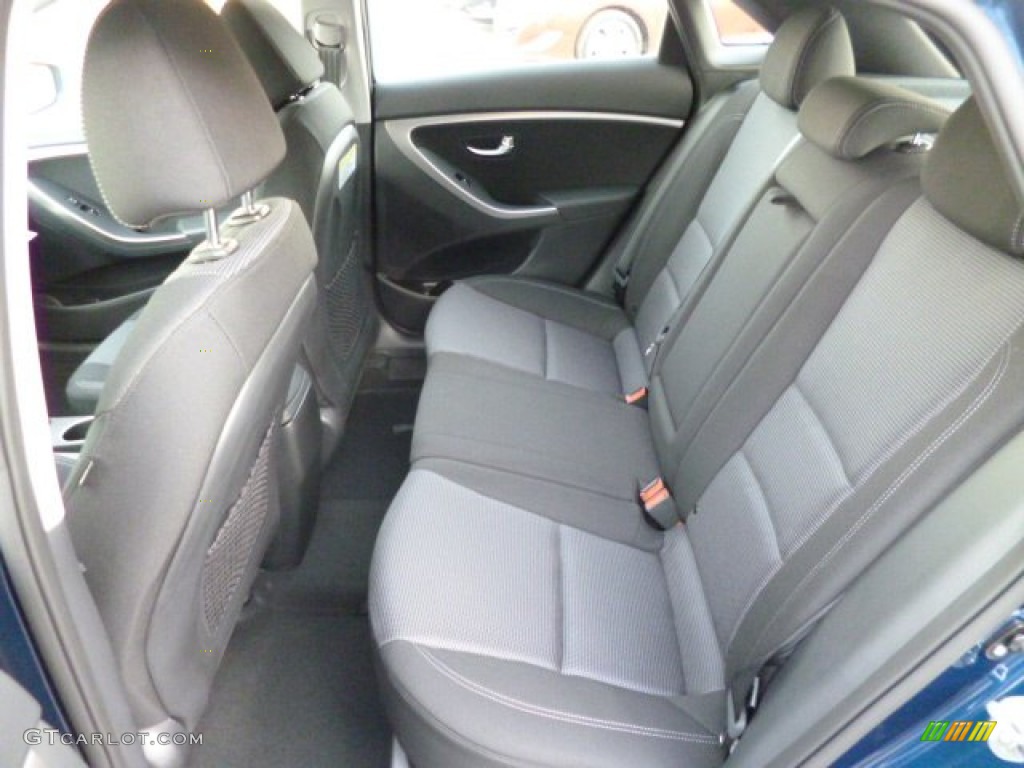 2013 Elantra GT - Atlantic Blue / Black photo #14