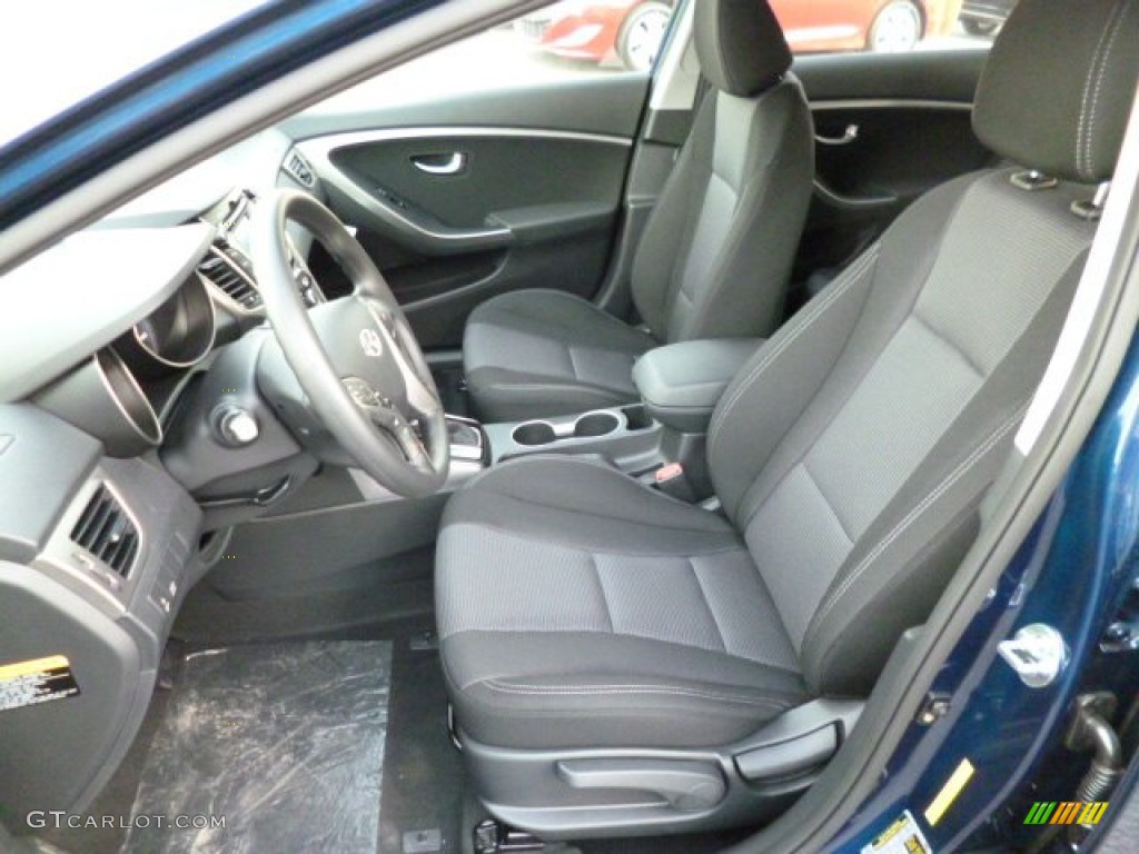 2013 Elantra GT - Atlantic Blue / Black photo #16