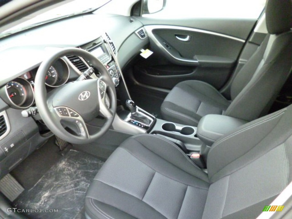 2013 Elantra GT - Atlantic Blue / Black photo #17