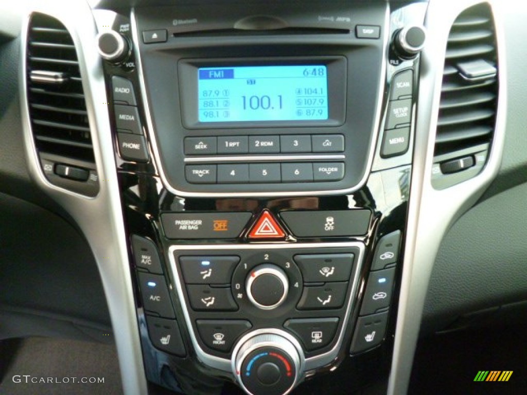 2013 Elantra GT - Atlantic Blue / Black photo #19