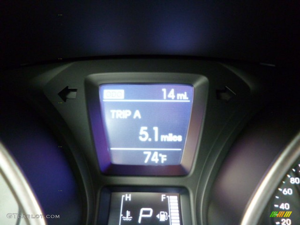 2013 Elantra GT - Atlantic Blue / Black photo #20