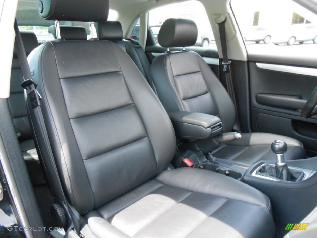 2008 Audi A4 2.0T quattro Sedan Front Seat Photo #80919792