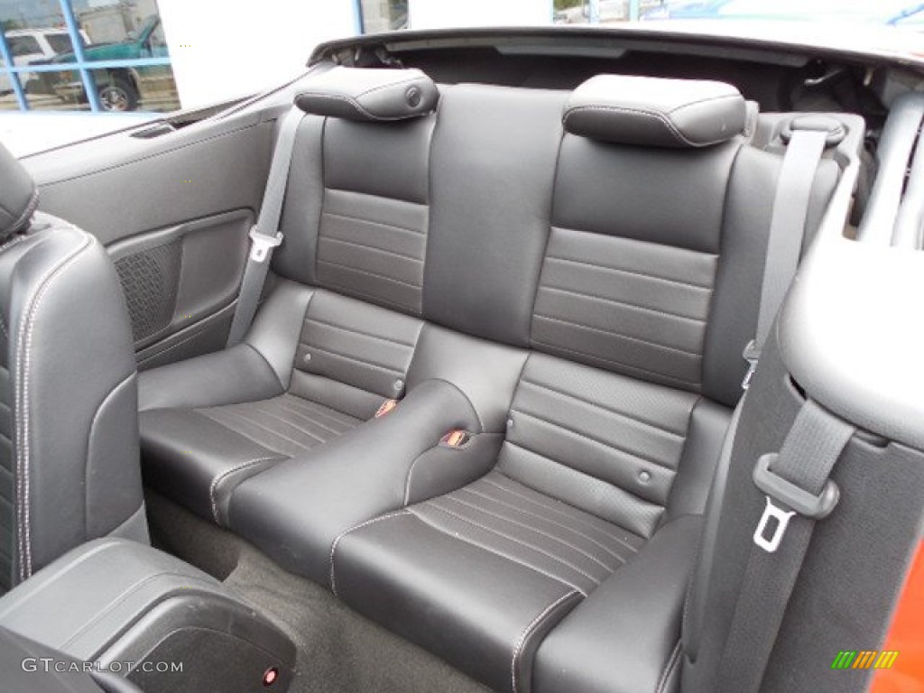 Charcoal Black Interior 2013 Ford Mustang V6 Premium Convertible Photo #80919832