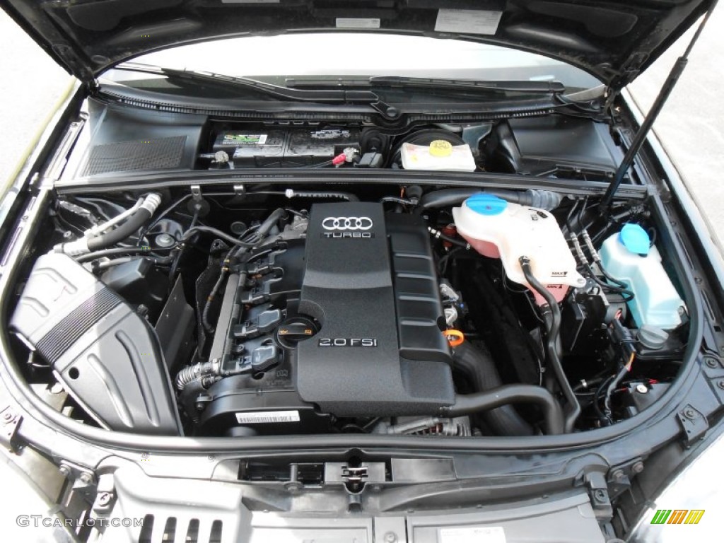 2008 Audi A4 2.0T quattro Sedan Engine Photos