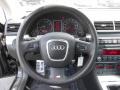 Black 2008 Audi A4 2.0T quattro Sedan Steering Wheel