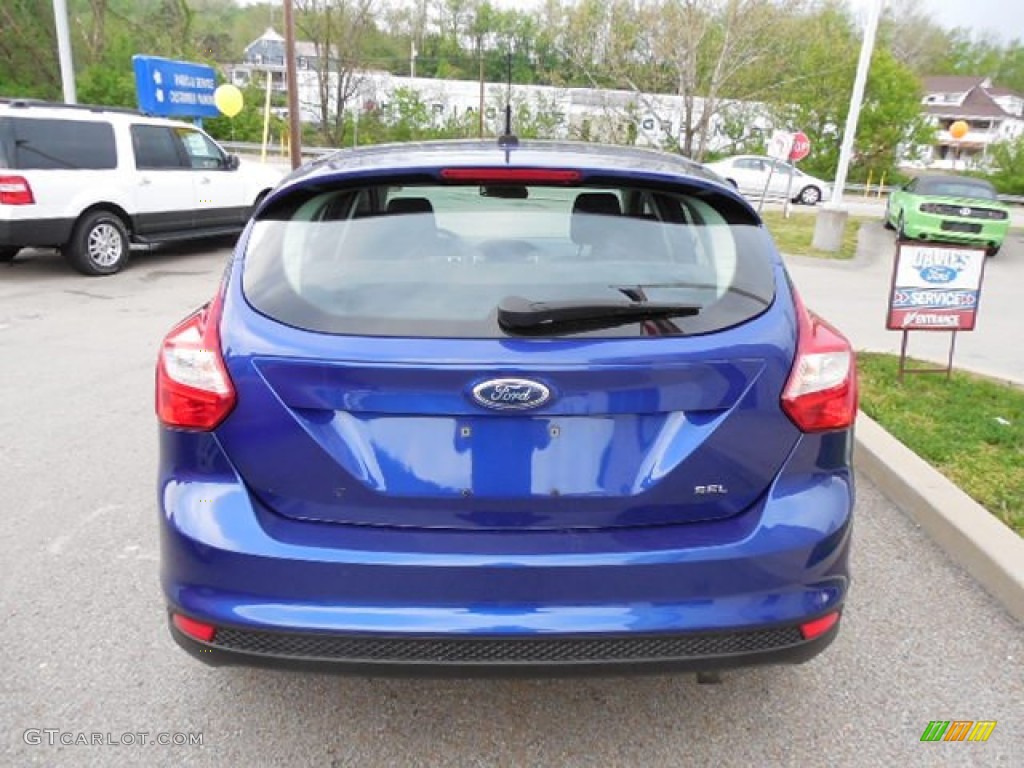 2012 Focus SEL 5-Door - Kona Blue Metallic / Charcoal Black photo #4