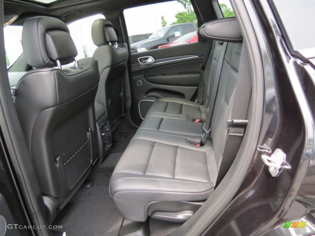 2014 Grand Cherokee Summit - Brilliant Black Crystal Pearl / Summit Morocco Black Natura Leather photo #8